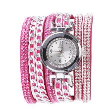 Ladies Watch Woman Fashion Leather Band Analog Quartz Round Wrist Watch Watches 2019 zegarek damski 2024 - buy cheap