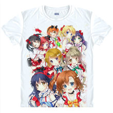 love live T-Shirt School Idol Project Shirt Anime Clothing cute lovely kawaii Shirts & T-Shirts Japanese Anime lovely and cute a 2024 - buy cheap