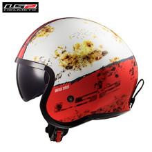 LS2 Spitfire OF599 Jet Motorcycle Helmet 3/4  Cruiser Touring Scooter Casco Moto Casque Kask Capacetes De Motociclista 2024 - buy cheap