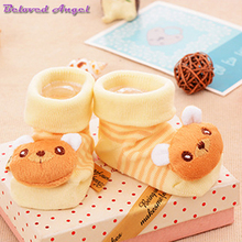 1 Pair Baby Socks Newborn Infant Kids Cotton Non Anti Slip Socks Boy Girl Cartoon Sock Calcetines Children Anti-skid Floor Wear 2024 - buy cheap