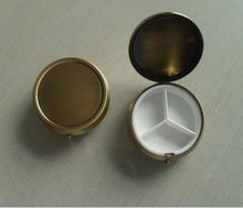 3PCS Copper Pill Boxes DIY Metal Pill Organizer pill case & container 2024 - buy cheap