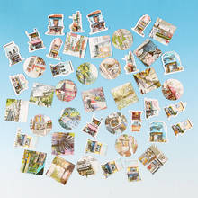 45PCS/sets Travel landscape Decorative Stickers Adhesive Stickers DIY Decoration Diary Scrapbooking Stickers Boxed 2024 - buy cheap