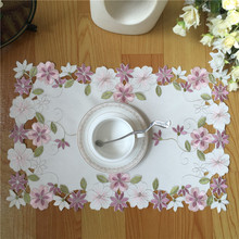 Pad Elegant Embroidery Table Runner Pastoral Fabric Tea tablecloth, Luxury Table mat table Cover for decoration 2024 - buy cheap