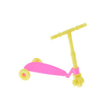 Hot Sale 1pcs Kids scooter Mini Toy for Accessories Girls Birthday Gifts Doll Accessories Fits for 10cm Dolls 2024 - buy cheap
