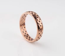 New 2014 Fashion Trendy Hollow Out Rose Gold 316l taitain titanium steel Rings for Men and Women 2024 - buy cheap