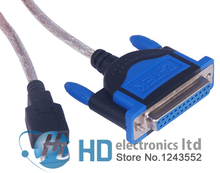 USB 2,0 к DB25 женский порт, кабель-конвертер для печати LPT win7 win8 32 и 64 бит MAC OS ZE396A, бесплатная доставка 2024 - купить недорого