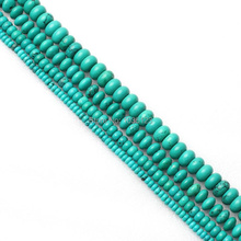 High Quality 2x4,3x5,4x8,6x10mm Coin Rondelle Shape Blue Stone Gem Loose Beads Strand 15" DIY Creative Jewellery Making wj214 2024 - buy cheap
