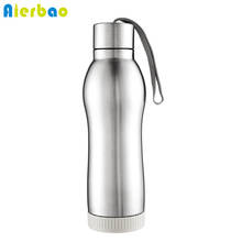 Sports Thermos Bottle Insulated Stainless Steel Water Bottle With Strap 420ml Portable Vacuum Flasks Water Bottle 2024 - buy cheap