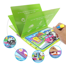 Портативная Волшебная книга для рисования водой многоразовая раскраска Магические рисунки ручка мультяшная живопись игрушечная доска для рисования для детей Образование 2024 - купить недорого