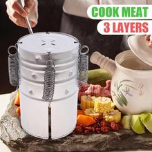 Hamburger Press Maker Machine 3 Layers Stainless Steel Seafood Meat Kitchen Cooking Tools Dropshipping 2020 2024 - buy cheap