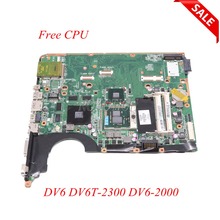 NOKOTION Laptop Motherboard For HP Pavilion DV6 DV6T-2300 DV6-2000 580975-001 DA0UP6MB6F0 PM55 DDR3 GT230M Main board Free CPU 2024 - buy cheap