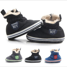 Fashion New Kids Winter Shoes Boots Super Warm Newborn Shoes Soft Sole Antislip Baby First Walkers 2024 - buy cheap