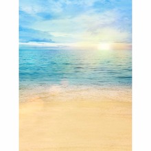 Photography Backdrop Sky Sun Sea Ocean Beach Background Photo Studio Baby Shower Child Sailor Photocall 2024 - buy cheap