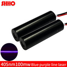 Short band customizable 405nm 100mw blue violet line laser module laser level parts laser marking industrial class locator 2024 - buy cheap