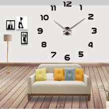 2019 E-COEUS 3D Digital Wall Clock Rushed Mirror Clocks Modern Design Decorative Led Wall Clock Creative Gift Movement Quartz 2024 - buy cheap