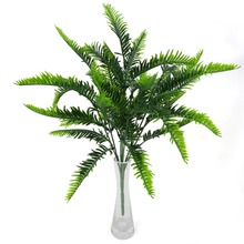 7 Forks/Bouquet Artificial Persian Grass 38cm Simulation Green Plants Home Balcony Garden Landscape Decoration Wedding Flower 2024 - buy cheap