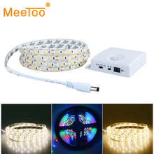 Luz de led para baixo de armário, bateria led, sem fio, sensor de movimento pir, fita led, para quarto, guarda-roupa, escada, cozinha, luz de emergência