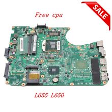 NOKOTION laptop motherboard for TOSHIBA Satellite L655 L650 A000075380 31BL6MB0000 DA0BL6MB6G1 Mainboard HM55 DDR3 Free cpu 2024 - buy cheap