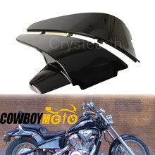 3 Colors Motorcycle Batteries Battery Side Cover Cowl For Honda Shadow VT600 VLX 600 STEED 400 1988-1998 1991 1992 1993 1994 2024 - buy cheap