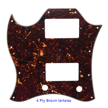 Pleroo Guitar Parts - For Gib Left Handed Standard SG Full Face Guitar Pickguard  Route PAF Humbuckers Scratch Plate 2024 - buy cheap