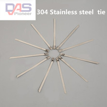 100pcs Stainless Steel Cable Ties  4.6 x100/4.5x150  4.6*200/4.6x250/4.6x300mm  Zip Cable lock ties wrap 2024 - buy cheap