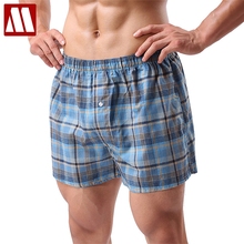 5pcs/lot Casual Loose Shorts Men's Panties Plaid Cotton Baggy Summer Beach Shorts Short The Large Size Comfortable and Soft Men 2024 - buy cheap