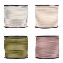 3.0x1.4mm 90m/roll Environmental Faux Suede Cord Thread for Jewelry Making DIY Findings Necklace Bracelet Decoration Material 2024 - buy cheap