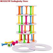 Wobbly Tower Collapse Game Stacking Column Board Games Challenge Fun Funny Gadgets Novelty Interesting Toys For Children Gift 2024 - buy cheap