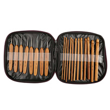 22 pcs/set Knitting Needles Crochet Hooks Tool Bamboo Yarn Crochet Needles DIY Sweater Sewing Needles Kit Craft Case Crochet Set 2024 - buy cheap