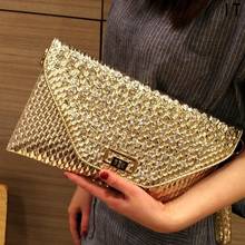 Gold Rhinestone Diamond Women Envelope Clutch Handbag Women Work Clutches Bag  Fashion Lady Purses And Handbags 2024 - buy cheap