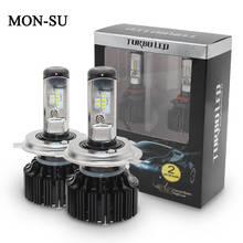 MON-SU Car LED Headlight Bulbs H1 H3 H4 H7 H8/H9/H11 9005/Hb3 9006/Hb4 White Lighting 8000lm 6000k Auto Headlamp 12V 24V Lights 2024 - buy cheap