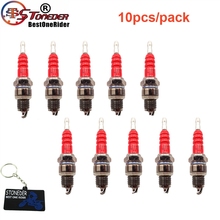 STONEDER 10pcs Goped L7T Ignition  Red Spark Plug For 2 Stroke 47cc 49cc Engine Scooter Mini Moto ATV 4 Wheeler Dirt Pocket Bike 2024 - buy cheap