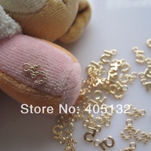 MP-06 3D 50pcs/bag Metal Small Pendants Jewellery Accessories Nail Art Deco Metal Charms 2024 - buy cheap