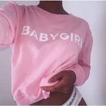 BABYGIRL LOVE PINK CREWNECK SWEATSHIRTS Women Sexy Jumper Outfits  Tops Jogger Autumn Fall Style Sweats 2024 - buy cheap