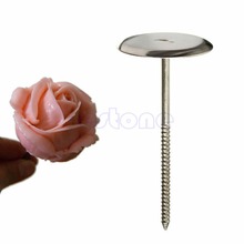 2pc Flower Icing Cream Stainless steel Stand Nail DIY Bake Cake Cupcake Decorating Tool Sugarcraft 2024 - buy cheap