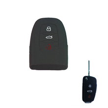 For Audi A1 S1 A3 A4 A5 A6 A4L A6L B6 B7 B8 TT Allroad Q3 Q5 Q7 R8 S6 4F RS3 SQ5 RS4 C5 C6 2005-2013 Silicone Car Key Case Cover 2024 - buy cheap