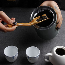1pc colher de café chá de bambu pá matcha em pó colher colher colher colher chinês kung fu ferramenta 18*3cm 2024 - compre barato