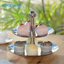 smartloc Stainless Steel Dessert Holder Fruit Basket Storage Rack Plate Tray Kitchen Baking Container Bowl Cake Tool Accessories 2024 - buy cheap
