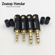 Adaptador de soldadura para Cable Shure, conector macho estéreo de 2,5/3,5mm, 3 / 4 polos, 2,5mm, 3,5mm, enchufe de Audio DIY, 2mm, 4mm, 6mm, 10 Uds. 2024 - compra barato