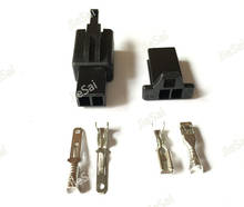 PA66 2 Pin Male Female Wiring Connector Auto Motorcycle Motor ABS Automotive Connector 6030-2981 Color Plug 2024 - buy cheap