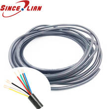 Электрический кабель RVV10, 10-жильный кабель, сигнальная линия rvv10x0, 3 мм, квадратная линия подключения, кабель питания, электрический шнур 2024 - купить недорого
