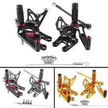 Motorbike Adjustable Rearset Rear Set Footpegs Foot Rest Peg For Kawasaki Ninja ZX10R 2004 2005 Pair Spare Parts 2024 - buy cheap