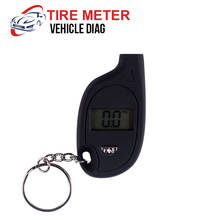 Mini LCD Digital Tire Tyre Keychain Air Pressure Gauge For Car Auto Motorcycle W310 2024 - buy cheap