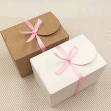 20pcs Brwon/White DIY Handmade Candy Packaging Boxes flower/jewelry/Gift box,9*6*6cm wedding party favors kraft paper boxes 2024 - buy cheap