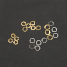 Diy Knife Stainless steel washer knife Brass washers 10 pieces set 0.5mm thickness 2024 - buy cheap