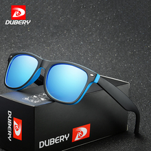DUBERY Brand Polarized pilot Sunglasses Men's Retro Male Colorful Sun Glasses For Men Fashion Luxury Mirror Shades Cool Oculos 2024 - buy cheap