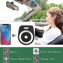 Car Sun Visor Bluetooth Handsfree Car Kit Audio Receiver Wireless MP3 Music Player For Phone For Car Speaker Voice Navigation X1 2024 - buy cheap
