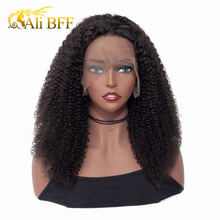 ALI BFF Indian Kinky Curly Lace Front Wigs Pre Plucked With Baby Hair Remy Lace Front Indian Human Hair Wigs For Black Women 2024 - buy cheap