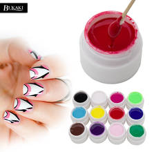 BUKAKI 1pcs Paint Nail Art Design Manicure Soak Off UV Gel Nail Polish Drawing Painting Gel 2024 - buy cheap