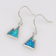 RH0112-pendientes colgantes irregulares para mujer, de montaña, Ópalo azul/blanco, joyería 2024 - compra barato